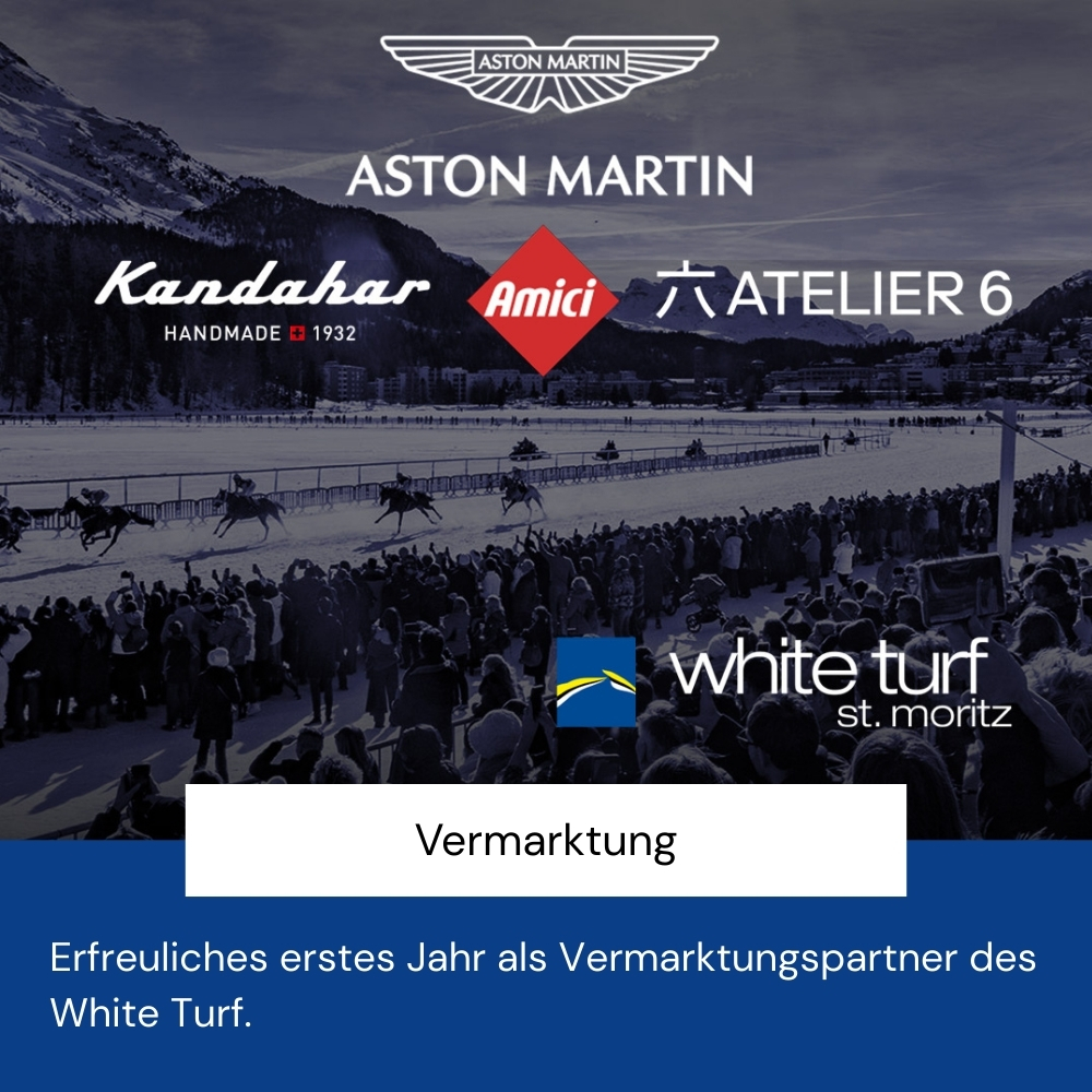 Der 119. White Turf ist in vollem Gange.